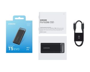 Твърд диск Samsung 8TB T5 EVO Portable SSD USB 3.2 Gen 1