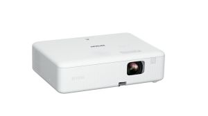 Мултимедиен проектор Epson CO-FH01, Full HD 1080p (1920 x 1080, 16:9), 3000 ANSI lumens, 16 000:1, WLAN (optional), USB 2.0, HDMI, Lamp warr: 6000h, Warr: 24 months, White