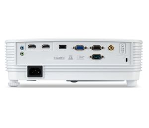 Мултимедиен проектор Acer Projector P1157i DLP, SVGA (800x600), 4800 ANSI LUMENS, 20000:1,HDMI, RCA, Wireless dongle included, Audio in/out, VGA out, USB type A (5V/1A), RS-232,Bluelight Shield, LumiSense, Built-in 3W Speaker, 2.4kg, White