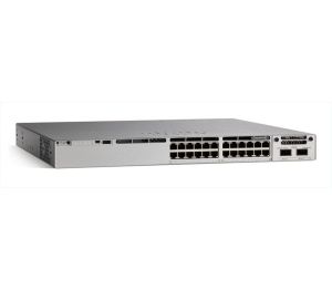 Switch Cisco Catalyst 9300 24-port 1G copper with fixed 4x10G/1G SFP+ uplinks, data only Network Essentials