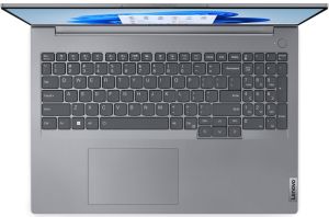 Лаптоп Lenovo ThinkBook 16 G6 AMD Ryzen 7 7730U (2.0GHz up to 4.5GHz,16MB), 32GB (16+16) DDR5 3200MHz, 1TB SSD, 16" WUXGA (1920x1200) IPS AG, AMD Radeon Graphics, 1080p&IR Cam, WLAN, BT, Backlit KB, FPR, Arctic Grey, DOS, 3Y