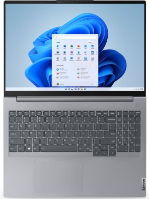 Лаптоп Lenovo ThinkBook 16 G6 AMD Ryzen 7 7730U (2.0GHz up to 4.5GHz,16MB), 32GB (16+16) DDR5 3200MHz, 1TB SSD, 16" WUXGA (1920x1200) IPS AG, AMD Radeon Graphics, 1080p&IR Cam, WLAN, BT, Backlit KB, FPR, Arctic Grey, DOS, 3Y