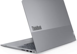 Лаптоп Lenovo ThinkBook 16 G6 AMD Ryzen 7 7730U (2.0GHz up to 4.5GHz,16MB), 32GB (16+16) DDR5 3200MHz, 1TB SSD, 16" WUXGA (1920x1200) IPS AG, AMD Radeon Graphics, 1080p&IR Cam, WLAN, BT, Backlit KB, FPR, Arctic Grey, DOS, 3Y