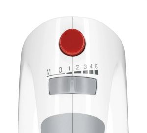 Миксер Bosch MFQ3540, Hand mixer, 450 W, 5 speeds plus turbo function, White-gray