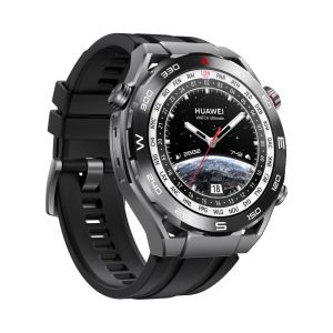 Часовник Huawei Watch Ultimate Colombo B19, 1.5 LTPO Amoled 466*466, 10ATM, IP68, BT 5.2,  Black Zircon-based Amorphous Alloy Case + Huawei FreeBuds 5i Ceramic White, Bluetooth 5.2, 20 Hz to 40,000 Hz