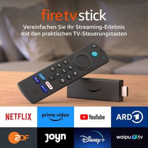 Fire TV Stick streaming device, Wi-Fi 6, Alexa Voice Remote