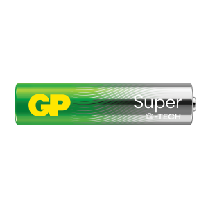 Baterie alcalină GP SUPER LR03 AAA, 2 buc. în ambalaj/contractabil, 1,5V, GP24A