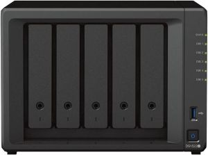 Stocare în rețea Synology DS1522+, pentru 5 discuri, până la 108 TB, RAM 8 GB, 4 x Gigabit, USB 3.2 Gen1