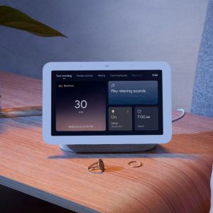 Смарт тонколона Google Nest Hub 2nd gen, Сензорен екран, Гласов асистент, Тъмно сива