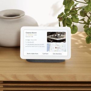 Смарт тонколона Google Nest Hub 2nd gen, Сензорен екран, Гласов асистент, Тъмно сива