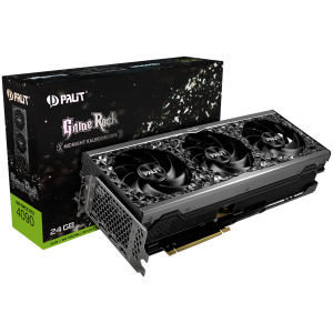 PALIT GeForce RTX 4090 GameRock 24GB GDDR6X 384bit, 1x HDMI 2.1a, 3x DP 1.4a, 3 Fan, 3x 8-pin pwr connector, 1000W, NED4090019SB-1020G