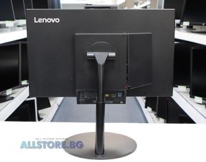 Lenovo ThinkCentre Tiny-In-One 24 Gen 3, 23.8" 1920x1080 Full HD 16:9 Stereo Speakers + Microphone + USB Hub, Black, Grade B