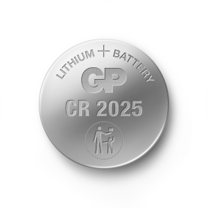 Lithium Button Battery GP CR2025 3V 5 pcs in blister / price for 1 battery/