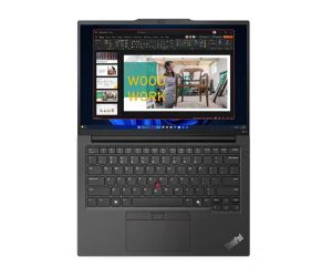 Лаптоп Lenovo ThinkPad E14 G6 Intel Core Ultra 5 125U (up to 4.3GHz, 12MB), 16GB DDR5 5600, 512GB SSD, 14" WUXGA (1920x1200) IPS AG, Intel Graphics, FHD&IR Cam, Backlit KB, Black, WLAN, BT, 3 cell, FPR, DOS, 3Y Onsite