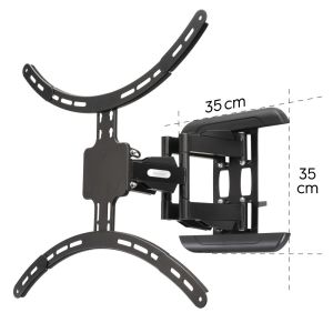 Hama TV Wall Bracket, Swivel, Tilt, Pull-out, 229 cm (90"), 220837