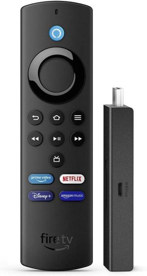 Player multimedia Amazon Fire TV Stick Lite, telecomandă vocală Alexa, negru