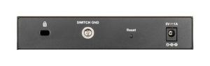 Comutator D-Link DGS-1100-08V2, 8 porturi 10/100/1000 Gigabit Smart Switch, gestionat