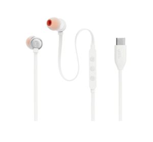 Слушалки JBL T310C WHT USB-C In-ear headphones