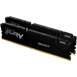 Kingston 64GB 5200MT/s DDR5 CL36 DIMM (Kit of 2) FURY Beast Black EXPO, EAN: 740617331783