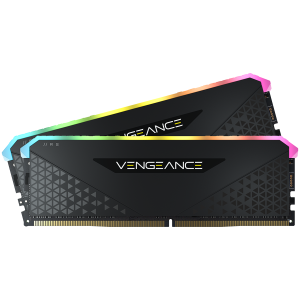 Corsair DDR4, 3600MHz 16GB 2x8GB DIMM, Unbuffered, 18-22-22-42, XMP 2.0, VENGEANCE RGB RS Heatspreader, RGB LED, 1.35V, for AMD Ryzen & Intel XMP, EAN:0840006648994