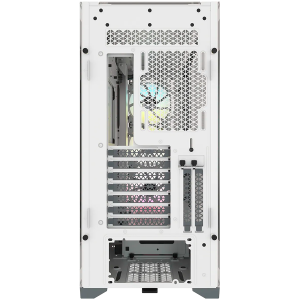 Corsair iCUE 5000X RGB Tempered Glass Mid-Tower Smart Case, White, EAN:0840006627531