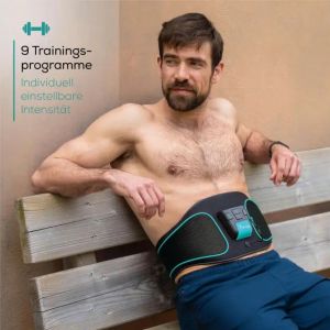 Massager Beurer Antelope Corefit I, Effective abdominal EMS training of the central and lateral abdominal muscles; Electrodes: 2x frontal & 2x lateral abdominal muscles; 9 training programs (20 - 30 min.); adjustable intensity /0-40/; abdominal circumfe