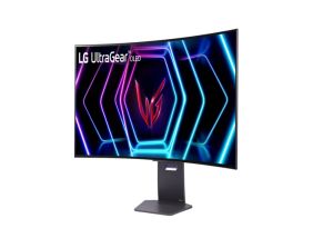 Monitor LG 39GS95QE-B, 39" Ultragear OLED 0.03ms (GtG), 21:9 Curved Gaming WQHD+ (3440x1440), 240Hz, 1000:1, 275 cd/m2, 1000:1, DCI-P3 98%, AMD FreeSync, NVIDIA G-Sync, VRR, HDR 400 , PBPin PIP, USB Down/Up-stream, HDMI, DisplayPort, Tilt, Height, Swivel,