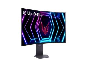 Монитор LG 39GS95QE-B, 39" Ultragear OLED 0.03ms (GtG), 21:9 Curved Gaming WQHD+ (3440x1440), 240Hz, 1000:1, 275 cd/m2, 1000:1, DCI-P3 98%, AMD FreeSync, NVIDIA G-Sync, VRR, HDR 400 ,PBPin PIP, USB Down/Up-stream, HDMI, DisplayPort, Tilt, Height, Swivel, 