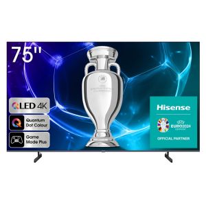 Телевизор Hisense 75" A7KQ, 4K Ultra HD 3840x2160, QLED, FALD, Quantum Dot, HDR 10+, HLG, Dolby Vision, Dolby Atmos, Smart TV, WiFi 5GHz, WiFi Direct, BT, Anyview Cast, 3xHDMI, 2xUSB, LAN, CI+, DVB-T2/C/S2, Dark Grey