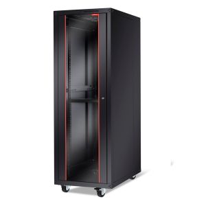 Комуникационен шкаф Formrack 19" Free standing rack 42U 600/1000mm, height: 2096 mm, loading capacity: 600 kg, front tempered glass door, openable locking sides and back (does not include castor/feet group)