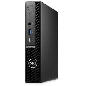 Настолен компютър Dell OptiPlex 7020 MFF, Intel Core i3-12100T (12MB Cache, 4 cores, up to 4.1 GHz), 8GB DDR5, 1X8GB, 5600, 512GB SSD PCIe NVMe M.2, Intel Integrated Graphics, Wi-Fi 6E, Bulgarian Keyboard&Mouse, Ubuntu, 3Y PS