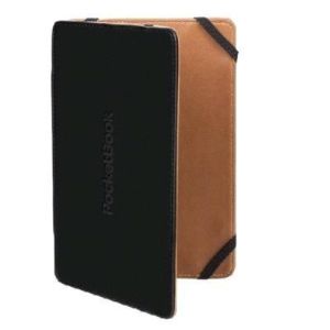 Husă pentru cărți electronice PocketBook 515, 5", 2 persoane, Negru/Bej