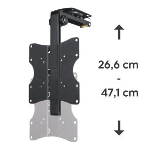 Hama TV Ceiling Mount, Swivel, Height-adjustable, 117 cm (46") up to 20 kg, 220876