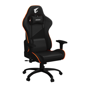 Gigabyte Aorus AGC310 Gaming Chair, Black and Orange