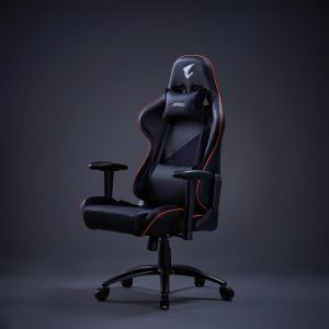 Gigabyte Aorus AGC310 Gaming Chair, Black and Orange