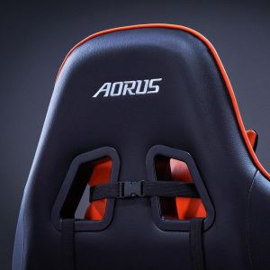 Gigabyte Aorus AGC310 Gaming Chair, Black and Orange