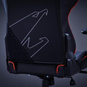 Gigabyte Aorus AGC310 Gaming Chair, Black and Orange