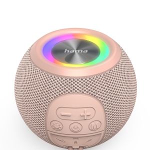 Hama "Ball Shape Speaker" Bluetooth® Loudspeaker, 5 Light Modes, 5W, 188240