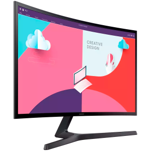 Monitor LED Samsung LS24C366EAUXEN S36C, 24" FHD Curved 1800R 16:9 (1920x1080) VA 75Hz, 250 cd/㎡, 3000:1, 4ms, 178/178, FS, 1xVGA 1xHDMI, Tilt, Y-Stand, VESA 75x75, 2Y