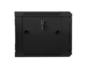 Комуникационен шкаф Lanberg rack cabinet 19” wall-mount 6U / 600x450 for self-assembly (flat pack), black