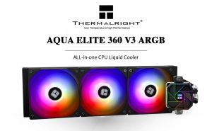 Thermalright водно охлаждане Water Cooling Aqua Elite 360 Black A-RGB V3 - LGA1851/LGA1700/AM5