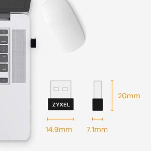 Адаптер ZyXEL NWD6602, EU, Dual-Band Wireless AC1200 Nano USB Adapter