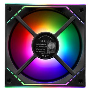 Thermalright Fan 120mm - TL-M12-S - Infinity Mirror aRGB Lighting, Black