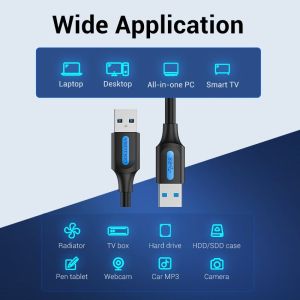 Vention Кабел USB 3.0 AM / AM - 1.5M Black - CONBG