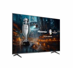 Телевизор Hisense 75" E7NQ Pro, 4K Ultra HD 3840x2160, QLED, Quantum Dot, 144Hz, HDR 10+ adaptive, HLG, Dolby Vision, DTS Virtual X, Smart TV, WiFi 5GHz, WiFi Direct,Light Sensor, BT, Anyview Cast, 3xHDMI, 2xUSB, LAN, CI+, DVB-T2/C/S2, Black