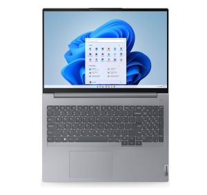 Лаптоп Lenovo ThinkBook 16 G7 Intel Core Ultra 7 155H (up to 4.8GHz, 24MB), 16GB DDR5 5600MHz, 1TB SSD, 16" WUXGA (1920x1200) IPS AG, Intel Arc Graphics, FHD&IR Cam, Backlit KB, Arctic Grey, WLAN, BT, FPR, DOS, 3Y CCI