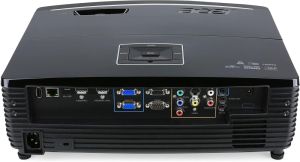 Мултимедиен проектор Acer Projector P6505, DLP, 1080p(1920x1080), 5500 ANSI Lm, 20 000:1, HDMI, 1.6 Optical zoom, Stereo mini jack x 1, DC out(5V/1A USB Type A), USB (Mini-B) x 1, RS232, RJ45, 2 x10W Speaker,Carrying case, Black