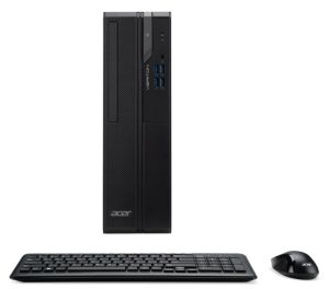 Настолен компютър Acer Veriton X2710G, Intel Core i5-13400 (4.5GHz up to 4.6GHz, 20MB), 1*16GB DDR4 3200MHz, 512GB SSD M.2, DVD+RW, Intel UHD Graphics, TPM module, 180W 80PLUS Bronze, KBD& Mouse USB, No OS, 3Y warranty+Acer Vero V247YEbiv, 23.8"