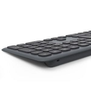 Hama Wireless keyboard and mouse set WKM-550, black, AI бутон