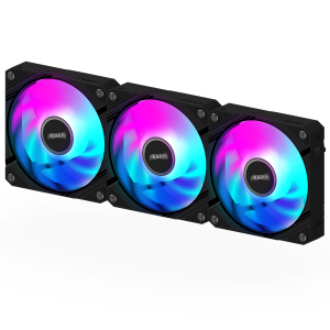 Triple Fans GIGABYTE AORUS EZ CHAIN 120 Black 3-Pack ARGB